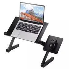 Сгъваема Маса за Лаптоп с 2 USB Охладителя и Поставка за Мишка