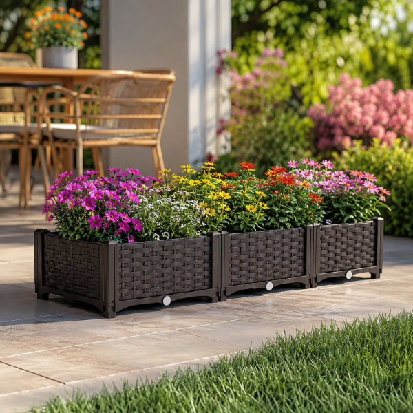Модулна Повдигната Леха - 120x40x22 см