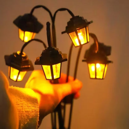 Соларни LED градински фенери със 6 светлини