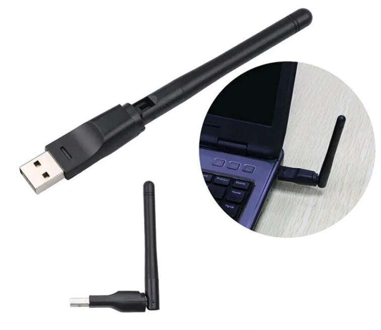USB Wi-Fi Адаптер 150 Mbps за Компютър и Лаптоп