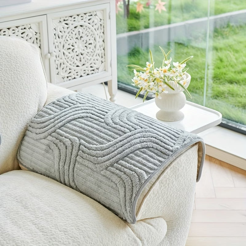 Луксозен плюшен калъф за диван