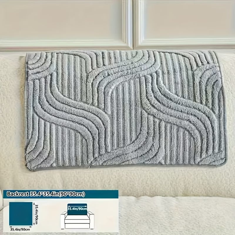 Луксозен плюшен калъф за диван