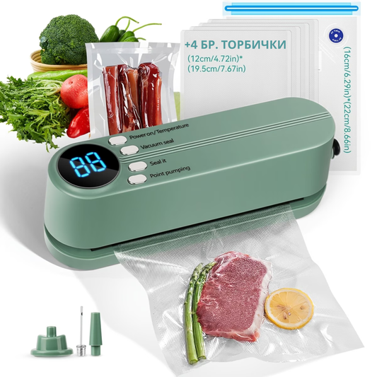 Мини Безжична Машина за Вакуумиране 3-в-1
