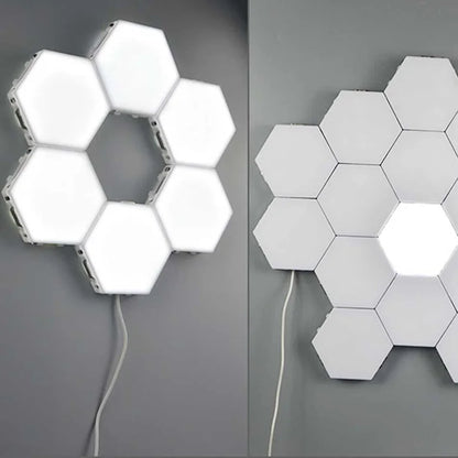 Квантова Светодиондна Шестоъгълна LED Лампа 5 Броя 12W