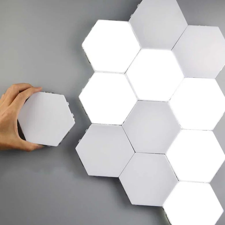 Квантова Светодиондна Шестоъгълна LED Лампа 5 Броя 12W