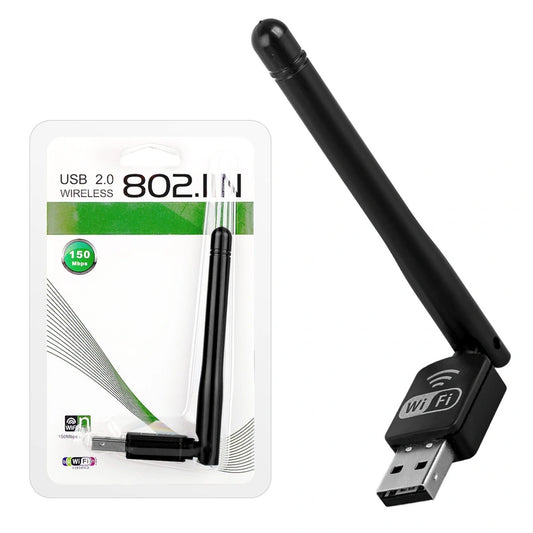 USB Wi-Fi Адаптер 150 Mbps за Компютър и Лаптоп
