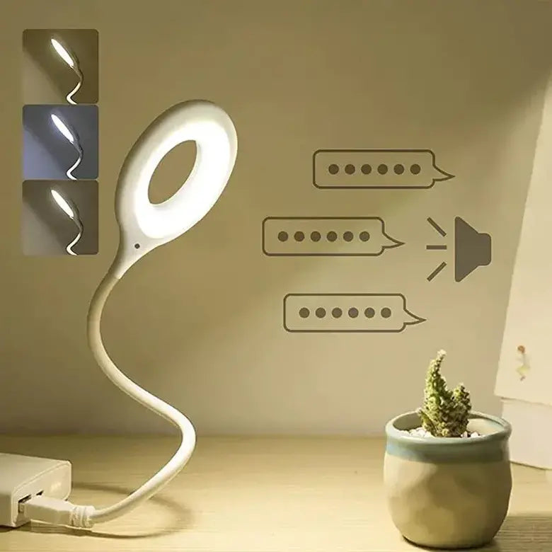 USB LED Нощна Лампа с Гласов Контрол