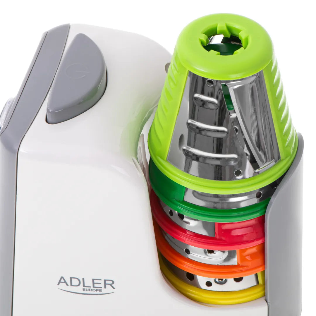 Електрическо ренде ADLER, 150W,  5 приставки, за зеленчуци, сирена, ядки