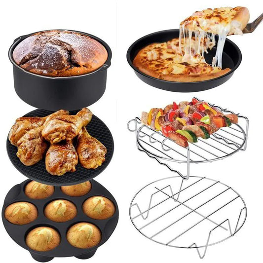 Комплект аксесоари за Air Fryer - 8 части