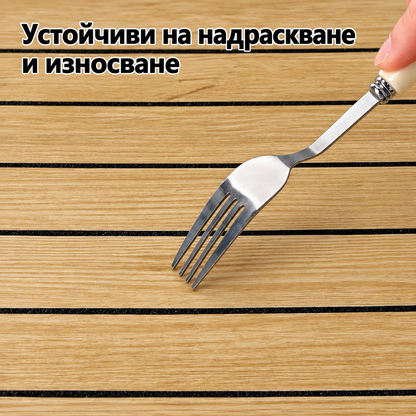 3D Самозалепващи Стенни Панели с Дървесен Ефект