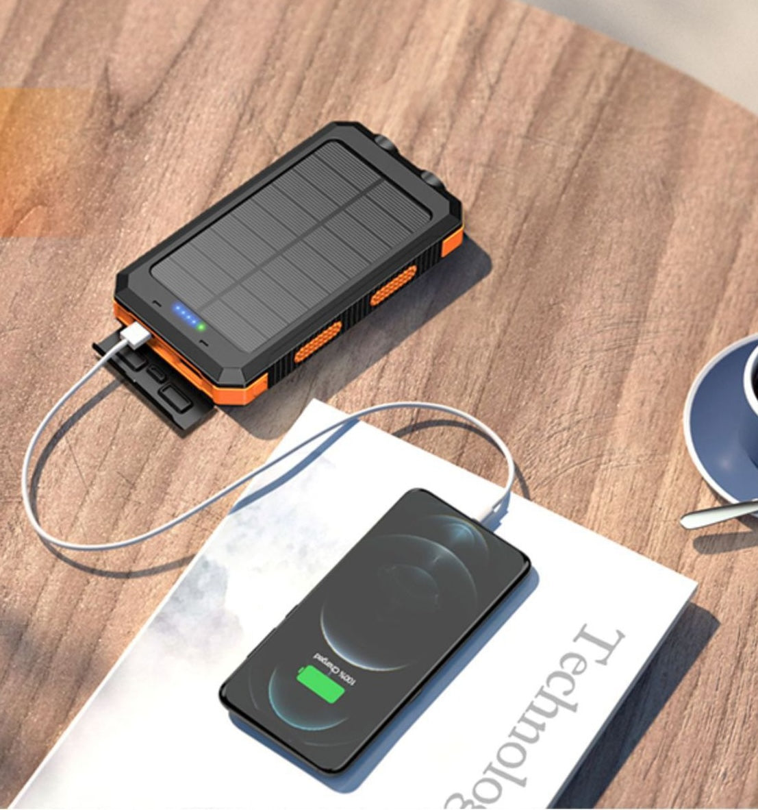 Соларна външна батерия 30000mAh