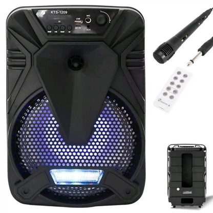Bluetooth караоке тонколона 8" с микрофон KTS 1209 с обхват 25 м