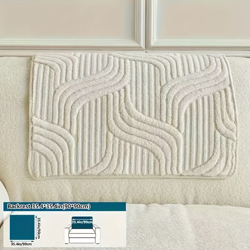 Луксозен плюшен калъф за диван