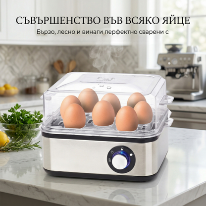 Електрически Уред за Варене на Яйца - до 8 яйца