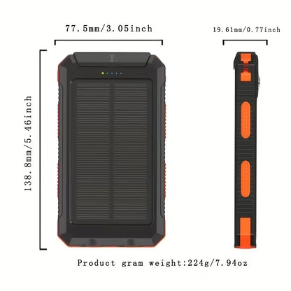 Соларна външна батерия 30000mAh