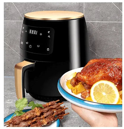 Фритюрник Silver Crest, С горещ въздух, С функция печене, 6л, 2400 W, Подарък силиконова подложка