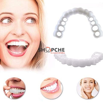 Комплект от горна и долна иновативни протези Snap on smile