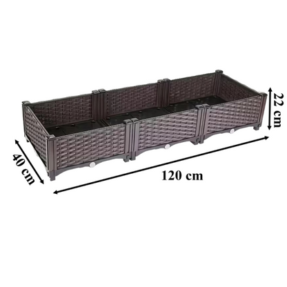 Модулна Повдигната Леха - 120x40x22 см