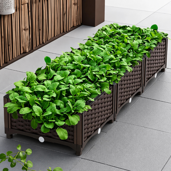 Модулна Повдигната Леха - 120x40x22 см